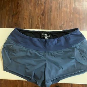 Blue nobull run short - lined